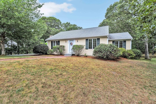 31 John Joseph Rd, Harwich, MA 02645 - ranch-style home with a front yard and entry steps