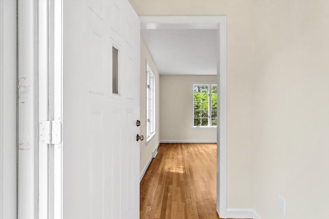 31 John Joseph Rd, Harwich, MA 02645 - hallway featuring baseboards and light wood-style flooring