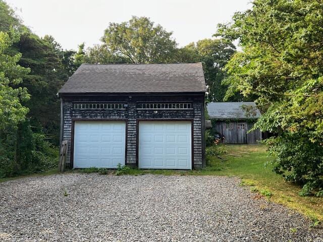 10 Hemenway Ct, Eastham, MA 02642 - view of detached garage