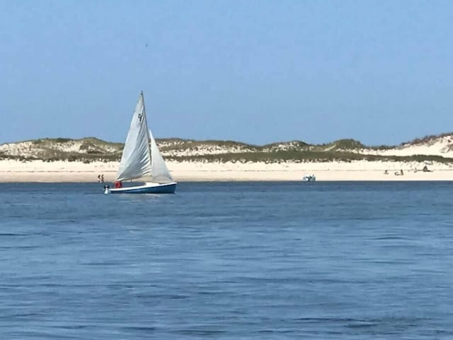 property view of water featuring a view of the beach