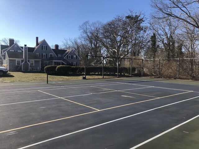 view of sport court