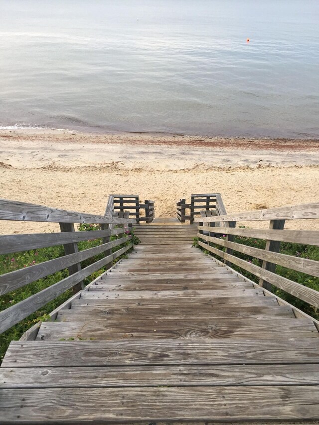 5 Milestone Way, Mashpee, MA 02649 - view of dock with a view of the beach and a water view