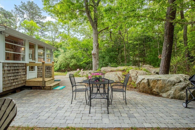 18 Boulder Rd, Brewster, MA 02631 - view of patio / terrace with outdoor dining area