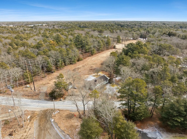 aerial view with a view of trees