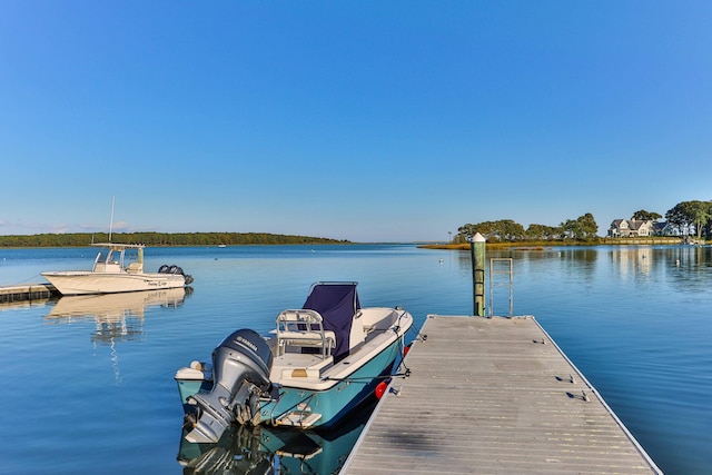 169 Daniels Island Rd, Mashpee, MA 02649 - view of dock with a water view