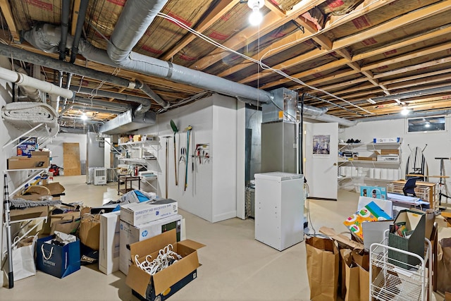 15 Hidden Valley Way, Wellfleet, MA 02667 - unfinished below grade area with refrigerator