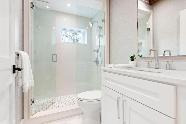 540 S Orleans Rd, Orleans, MA 02653 - full bath featuring toilet, a stall shower, and vanity