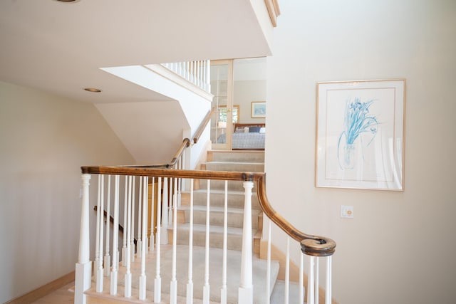 47 Stoney Pond Cir, Marstons Mills, MA 02648 - staircase with baseboards