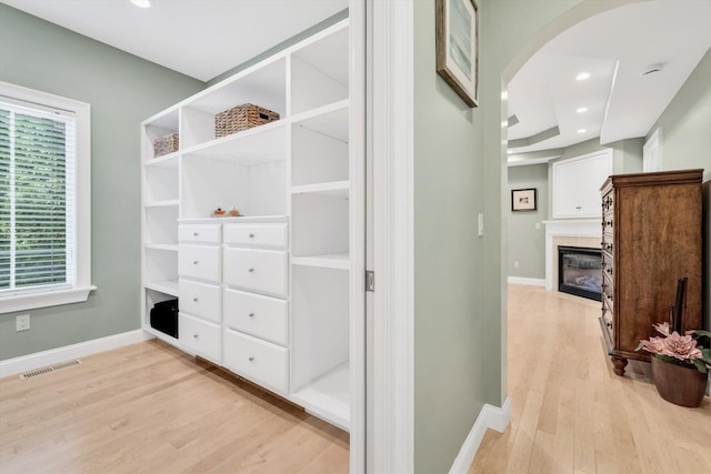 closet featuring visible vents