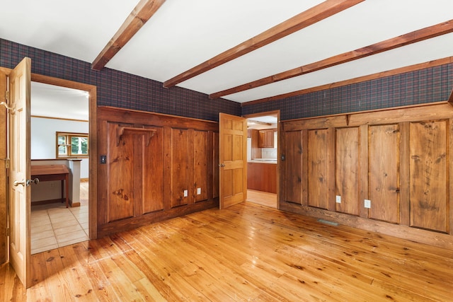 29 Windward Walk, Harwich Port, MA 02646 - unfurnished bedroom featuring wallpapered walls and light wood-style floors