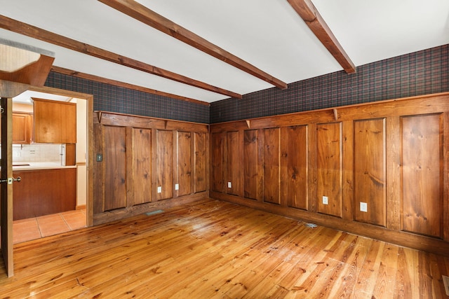 29 Windward Walk, Harwich Port, MA 02646 - empty room with light wood-type flooring and wallpapered walls