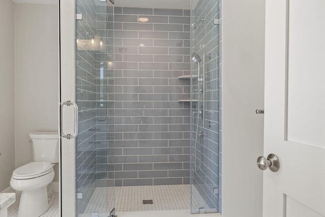 14 Azalea Ln, Mashpee, MA 02649 - bathroom with a shower stall and toilet