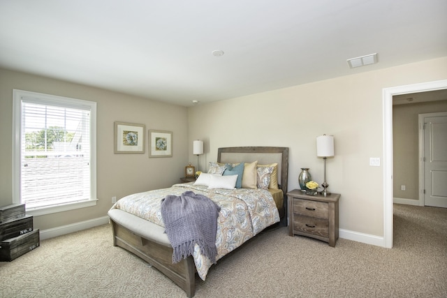 bedroom featuring carpet floors