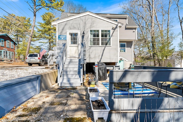 7 John St, Wareham, MA 02571 - rear view of house with a shingled roof