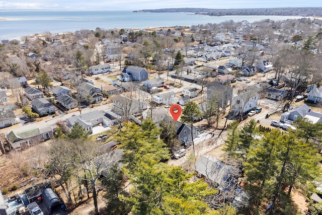 7 John St, Wareham, MA 02571 - aerial view featuring a residential view and a water view
