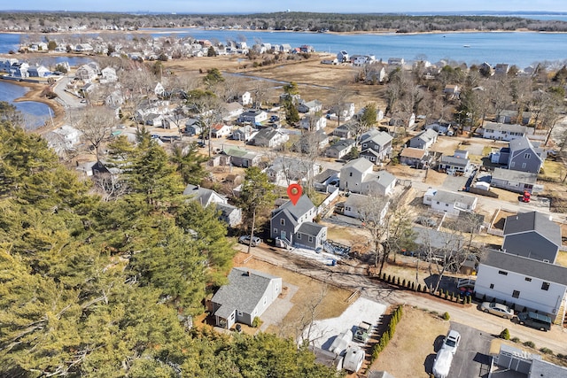 7 John St, Wareham, MA 02571 - aerial view featuring a residential view and a water view