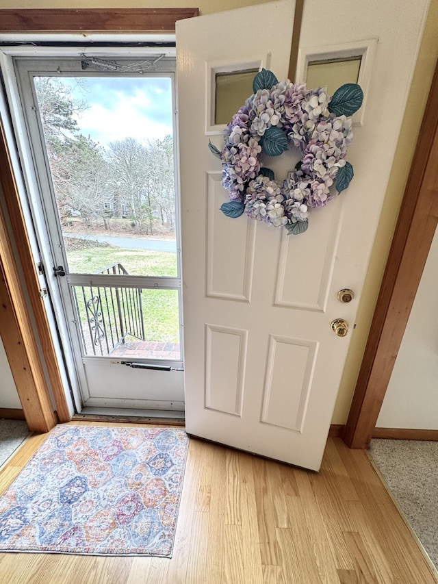 34 Charles Rd, Harwich, MA 02645 - foyer entrance with light wood-style flooring and healthy amount of natural light