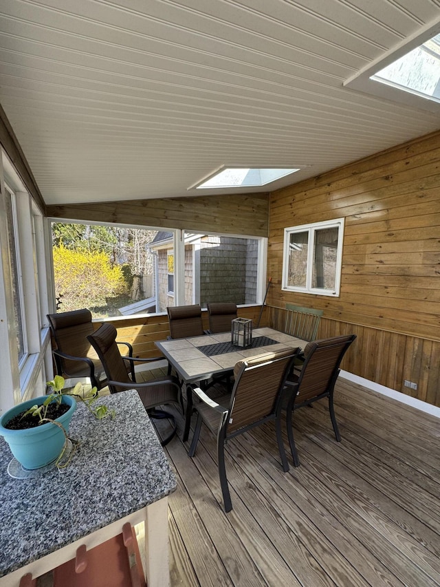 34 Charles Rd, Harwich, MA 02645 - wooden deck featuring outdoor dining space