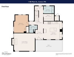 1180 Main St, Cotuit, MA 02635 - floor plan / room layout