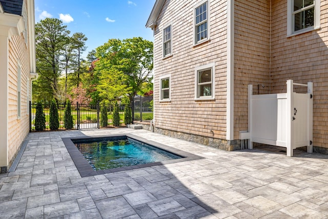 1180 Main St, Cotuit, MA 02635 - view of swimming pool with a pool and a patio