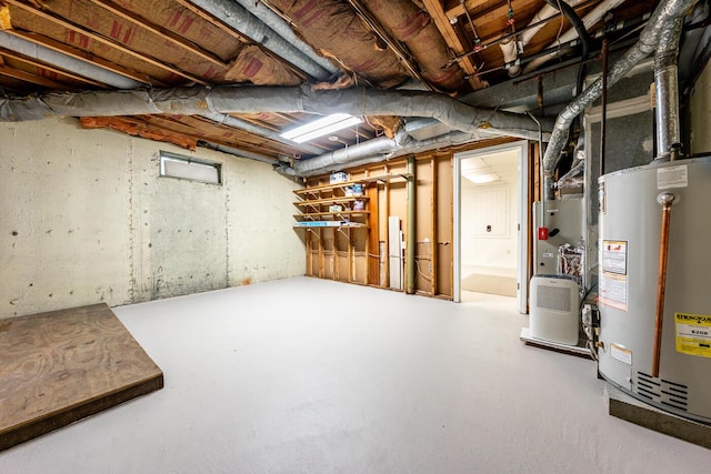 329 W Main St Unit 30, Hyannis, MA 02601 - unfinished below grade area featuring gas water heater