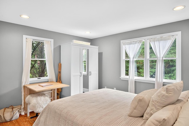 908 W Falmouth Hwy, Falmouth, MA 02540 - bedroom featuring wood finished floors and recessed lighting