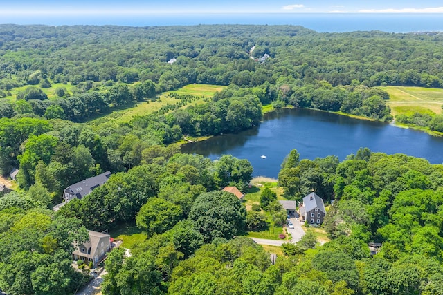 908 W Falmouth Hwy, Falmouth, MA 02540 - aerial overview of property's location with a large body of water