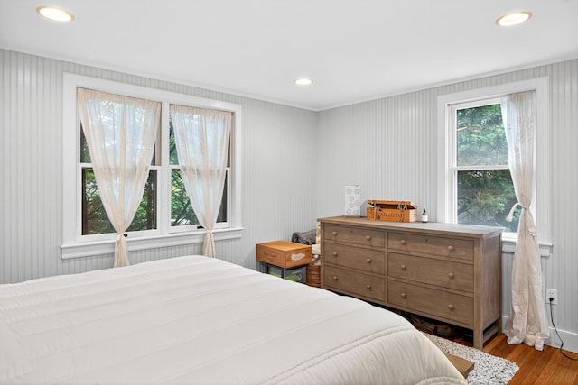 908 W Falmouth Hwy, Falmouth, MA 02540 - bedroom with wood finished floors and recessed lighting