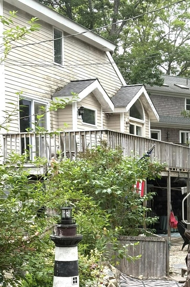 62 Musket Ln, Mashpee, MA 02649 - exterior space with a deck