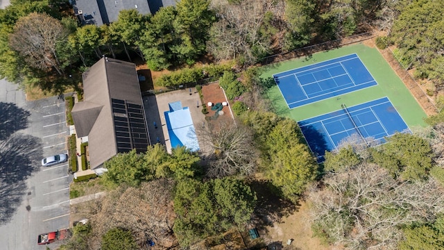 drone / aerial view