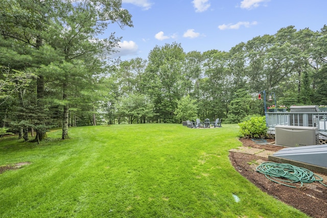 95 Red Brook Rd, Waquoit, MA 02536 - view of grassy yard