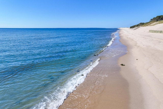 water view with a beach view