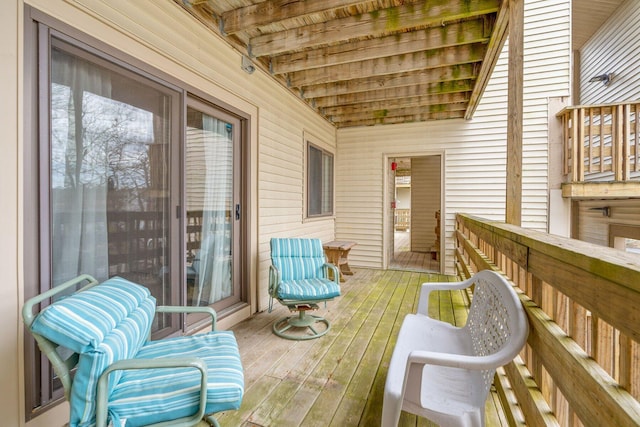 view of deck