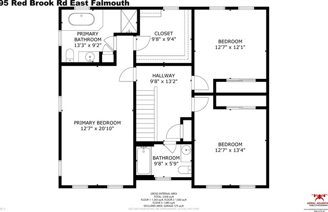 95 Red Brook Rd, Waquoit, MA 02536 - plan