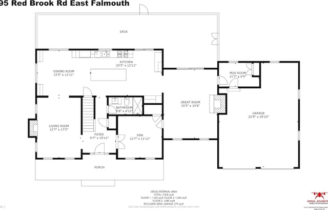 95 Red Brook Rd, Waquoit, MA 02536 - floor plan