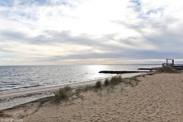 water view with a beach view