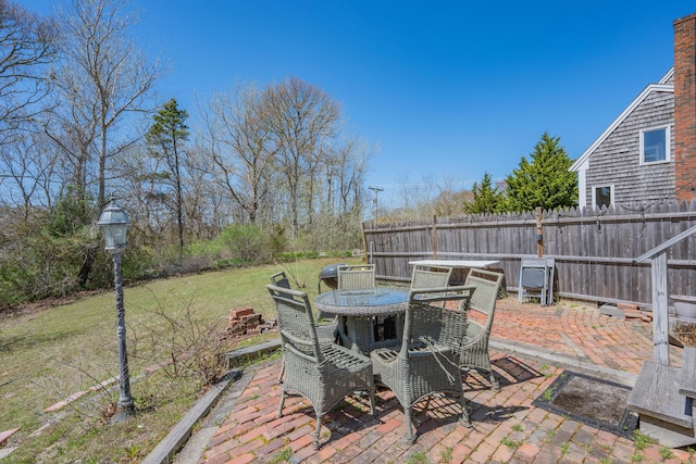69 Upper County Rd, South Dennis, MA 02660 - view of patio with outdoor dining space