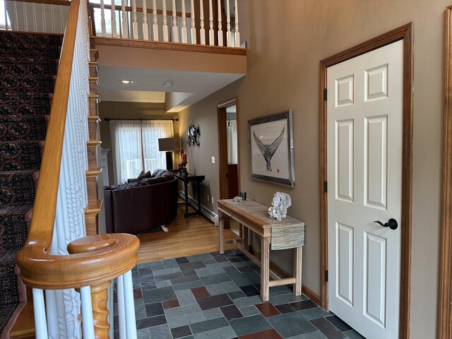 11 Polaris Dr, Mashpee, MA 02649 - foyer entrance featuring baseboards and stairway