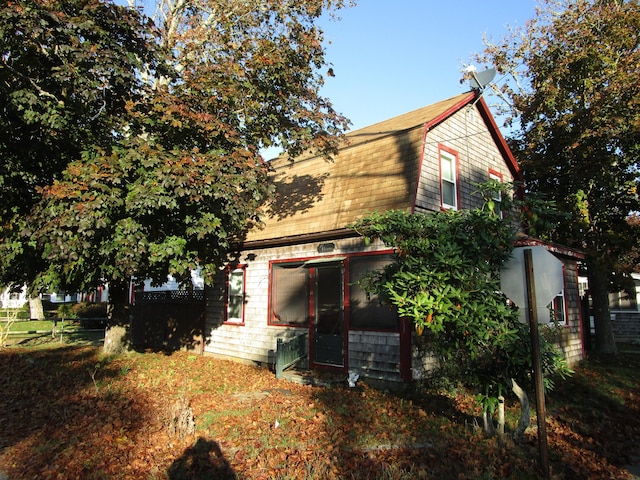 view of side of home