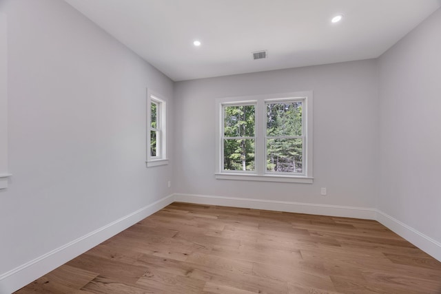 84 Hooppole Rd, Mashpee, MA 02649 - spare room with baseboards, light wood-type flooring, and recessed lighting