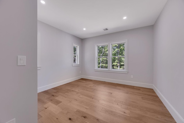 84 Hooppole Rd, Mashpee, MA 02649 - empty room with light wood-style flooring, recessed lighting, and baseboards