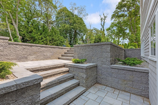9 Joy Ln, Orleans, MA 02653 - view of patio featuring stairs