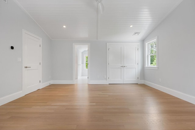 9 Joy Ln, Orleans, MA 02653 - unfurnished bedroom featuring light wood finished floors, baseboards, and recessed lighting