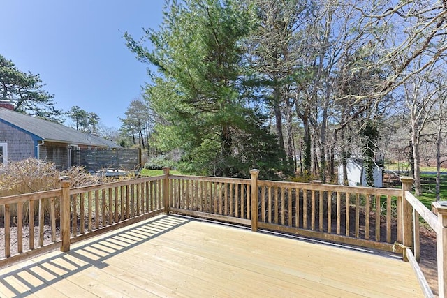 261 Old Chatham Rd, South Dennis, MA 02660 - view of wooden terrace