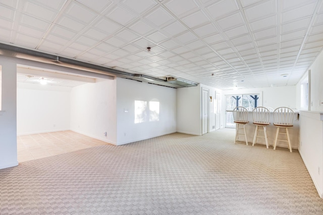181 Leisure Green Dr, Mashpee, MA 02649 - basement with carpet floors and baseboards