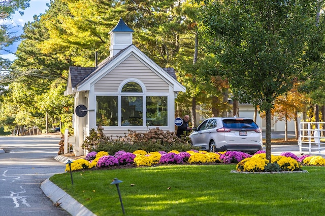 181 Leisure Green Dr, Mashpee, MA 02649 - community sign with a yard