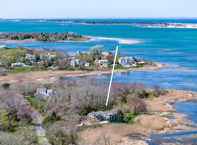 40 Thacher Shore Rd, Yarmouth Port, MA 02675 - drone / aerial view of a nearby body of water