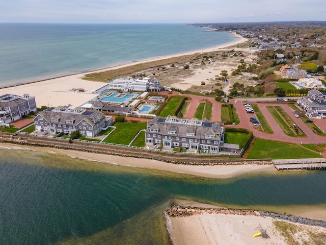 bird's eye view of extended coastline