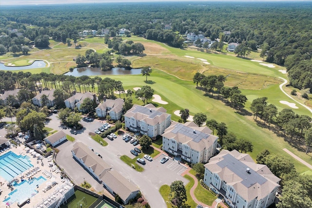 66 Simons Rd Unit A, Mashpee, MA 02649 - aerial view of a nearby body of water and a local golf course