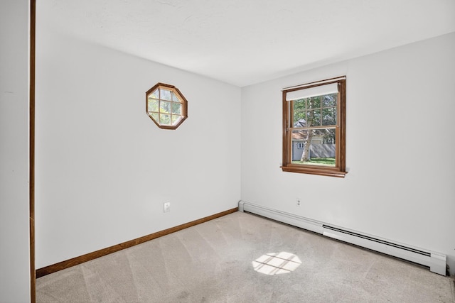 153 Blackthorn Rd, Marstons Mills, MA 02648 - carpeted spare room featuring a baseboard radiator and baseboards